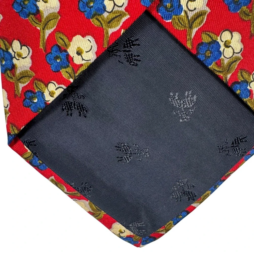 Brooks Brothers Makers Floral Silk Necktie Mens 58
